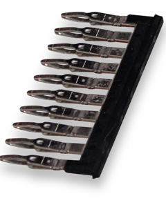 Jumper across for terminal A row ZQV 2.5N/10 black